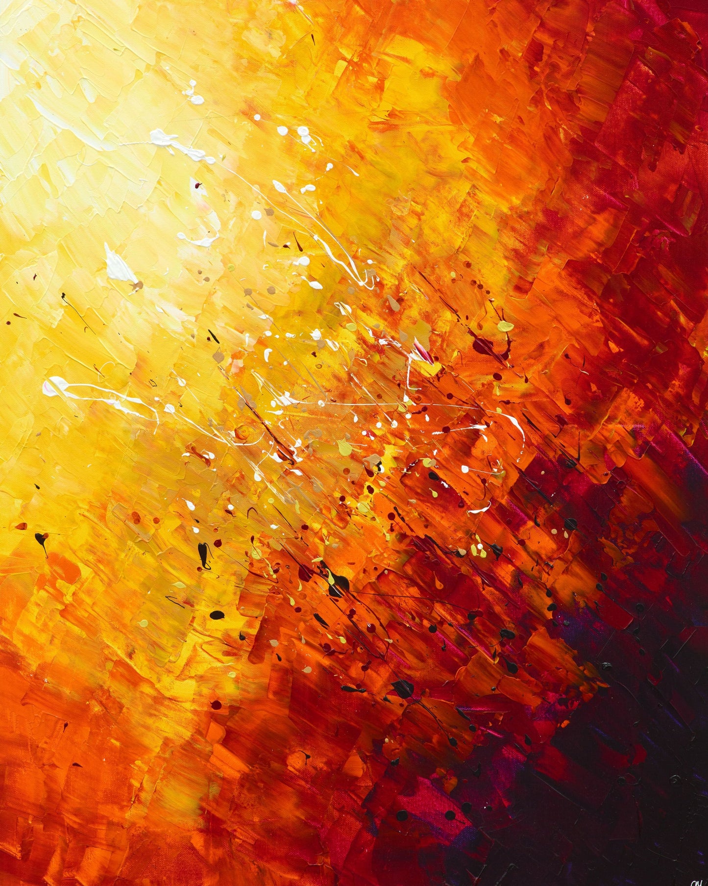 Into the Fire Canvas Print (29x23")