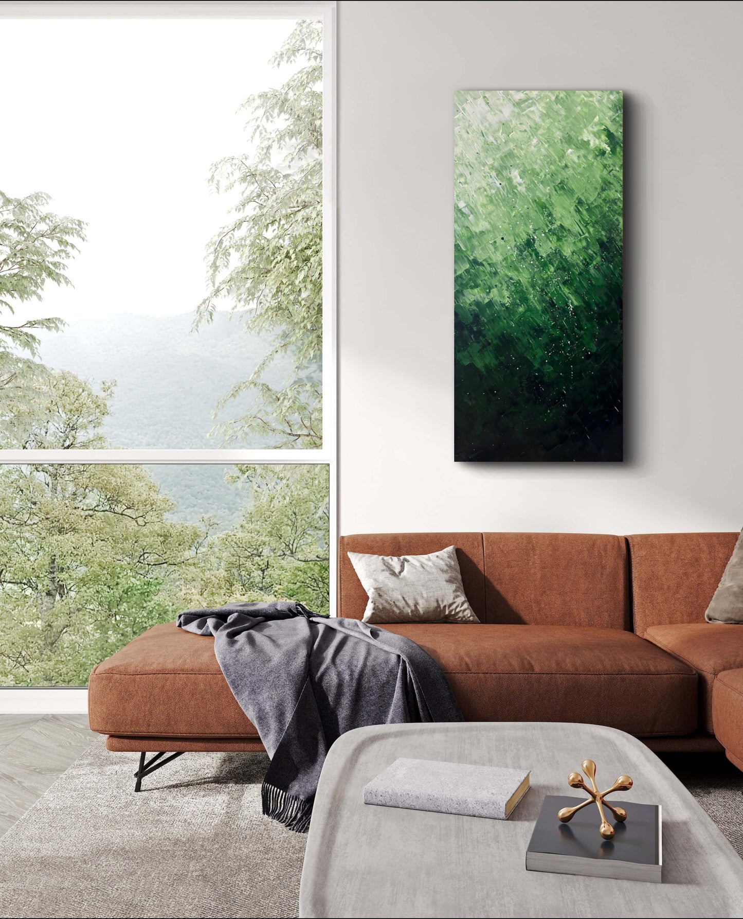 Wood - Growth, Strength & Expansion Canvas Print (43x19")