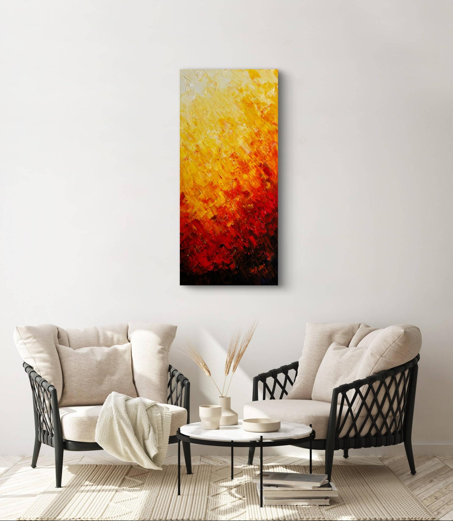 Fire - Energy and Transformation Canvas Prints (43x19")