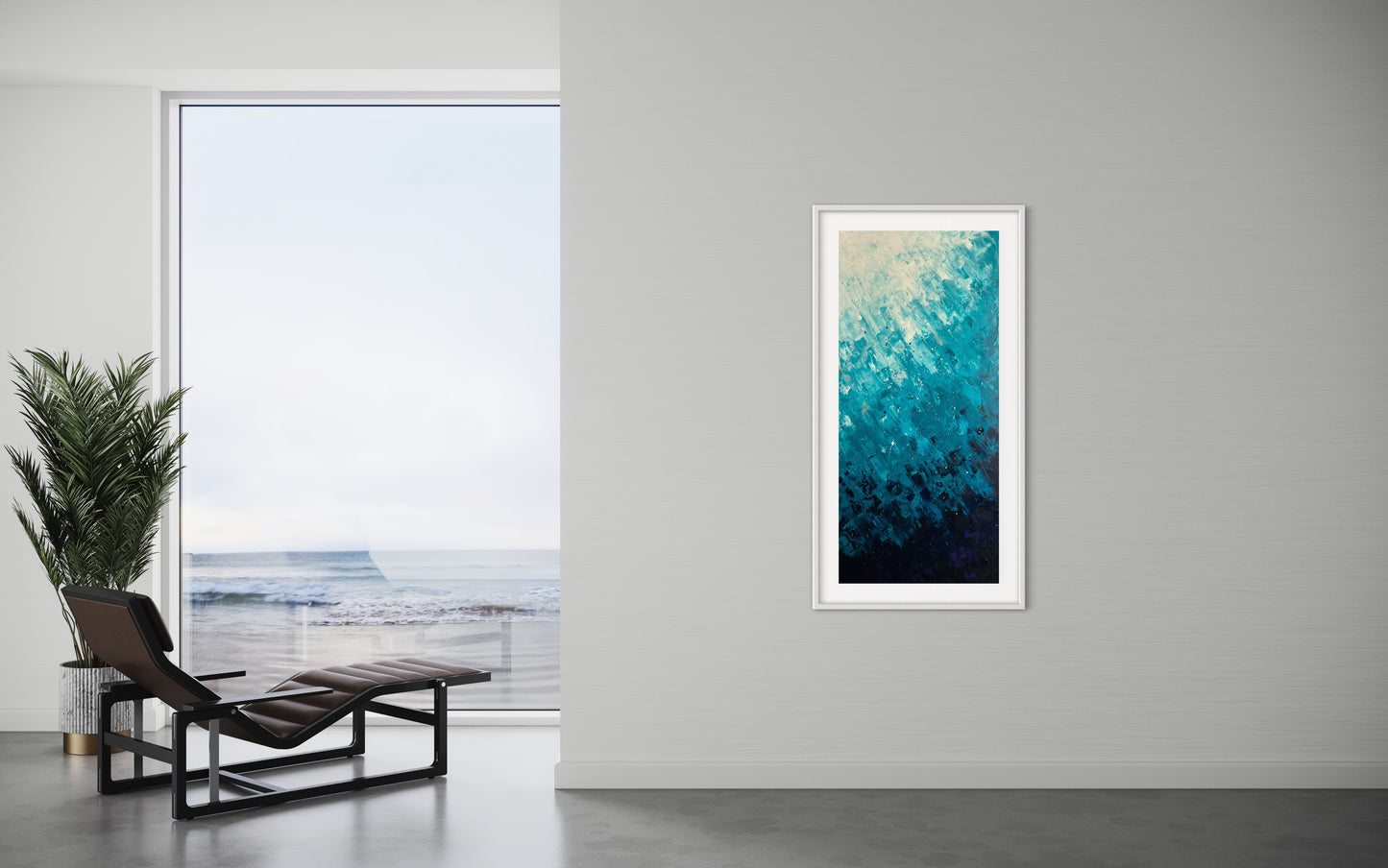 Water - Abundance and Fluidity - Original (43x19")