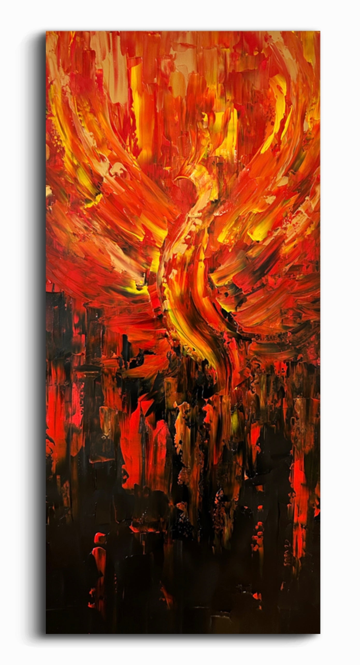 The Phoenix Rising Canvas Print (39x19")